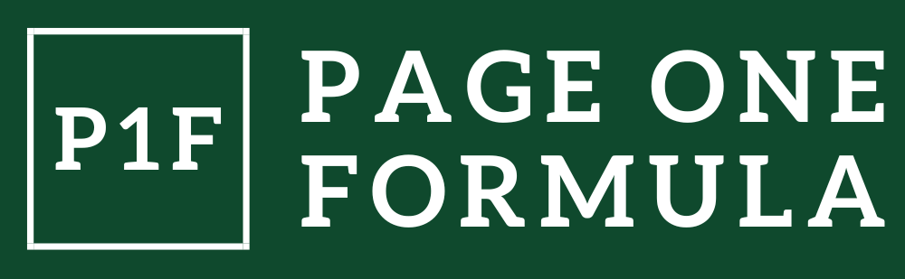 Page One Formula