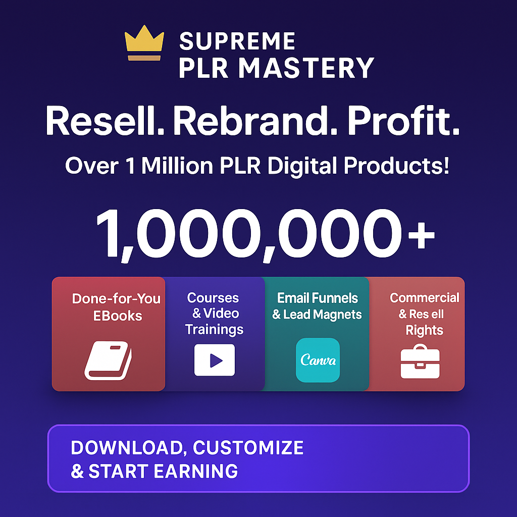 Supreme PLR Mastery Collection
